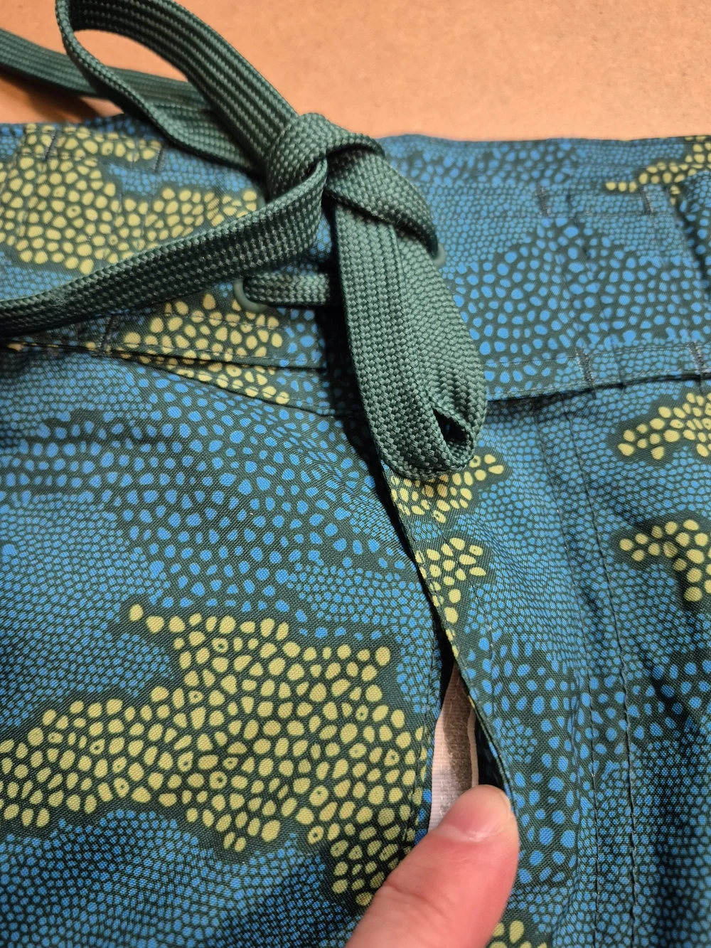 Men's Teal & Green Camouflage Swim Board Shorts 4399/5